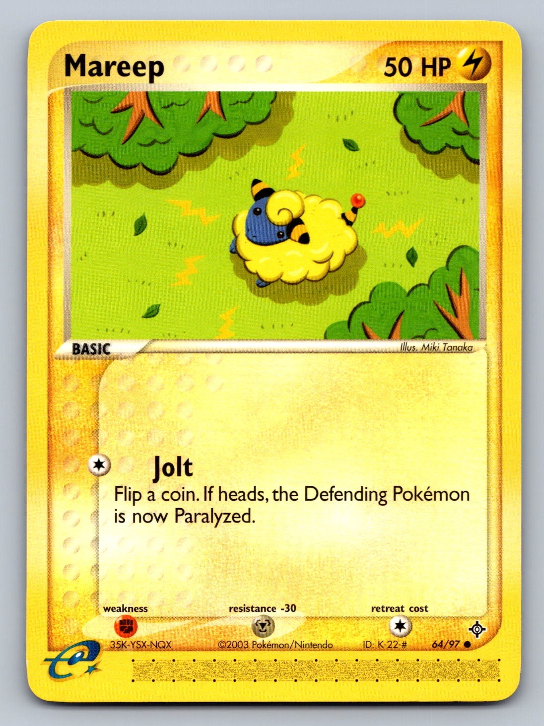Mareep Common 64/97 Dragon NM