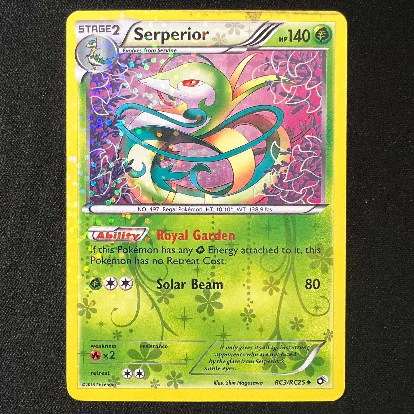 Serperior RC3/RC25 – Legendary Treasures Radiant Collection Pokemon Cards TCG LP