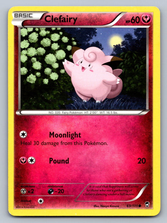 Clefairy (69) Common 69/111 XY - Furious Fists NM