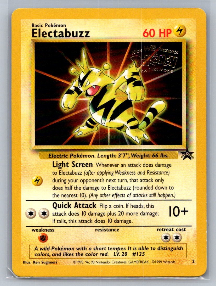 Electabuzz (Movie Promo) Promo 02/53 WoTC Promo LP