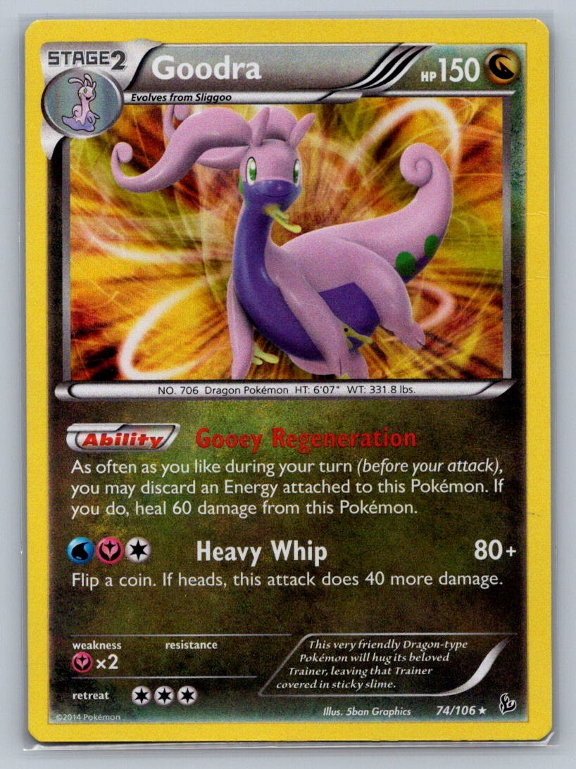 Goodra Holo Holo Rare 74/106 XY - Flashfire NM
