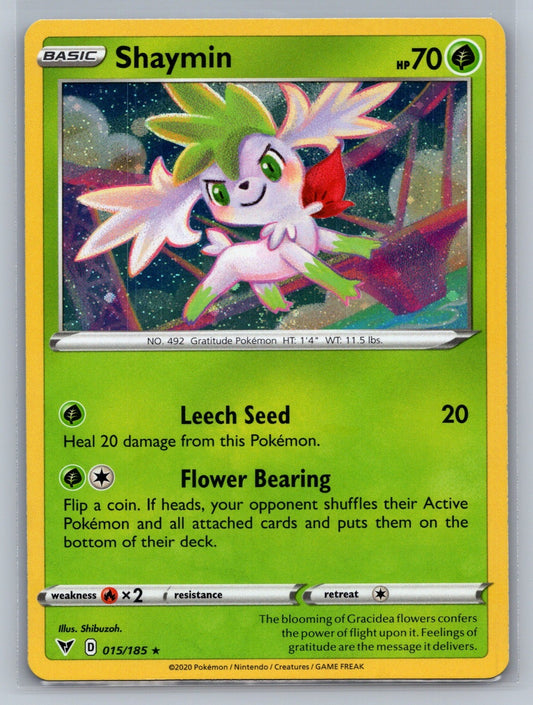 Shaymin - (Cosmos Holo) Holo Rare 015/185 Miscellaneous Cards & Products NM