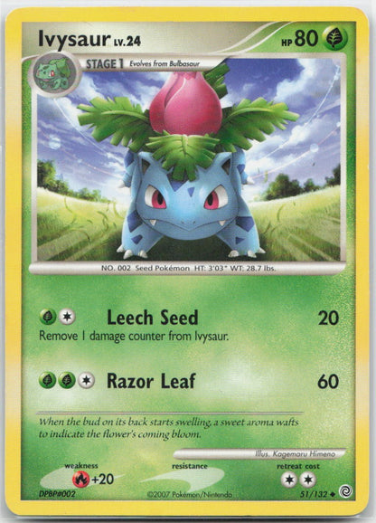 Ivysaur Uncommon 51/132 Secret Wonders LP