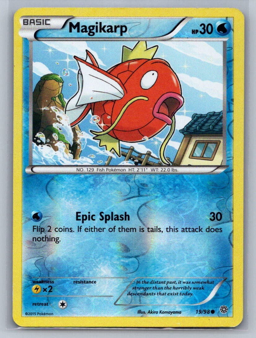 Magikarp Reverse Holo Common 19/98 XY - Ancient Origins LP