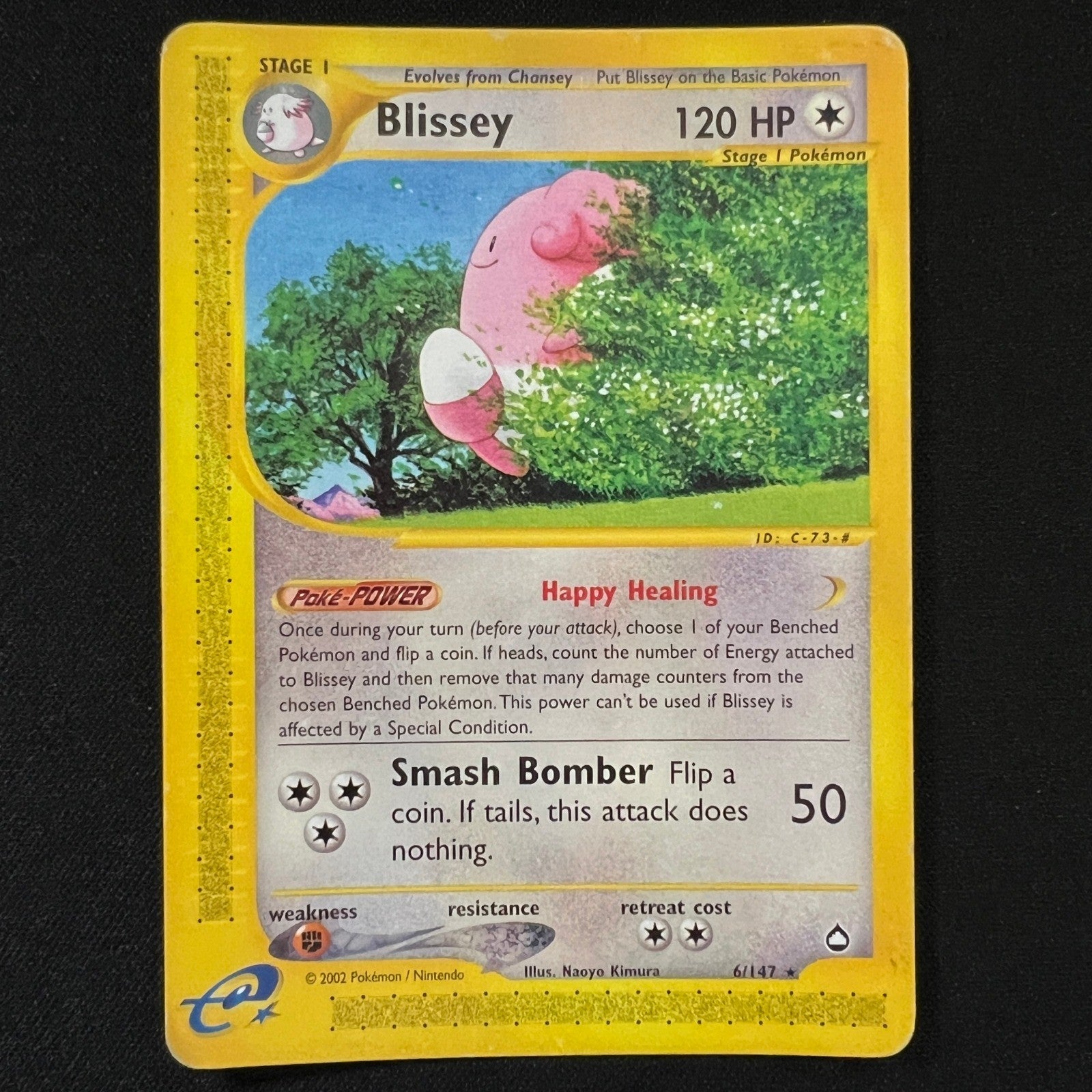 Blissey Regular Rare 006/147 Aquapolis MP