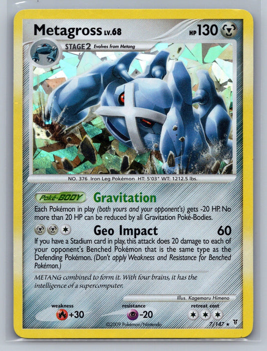 Metagross - 7/147 (Cracked Ice Holo) Holo Promo 007/147 Blister Exclusives LP