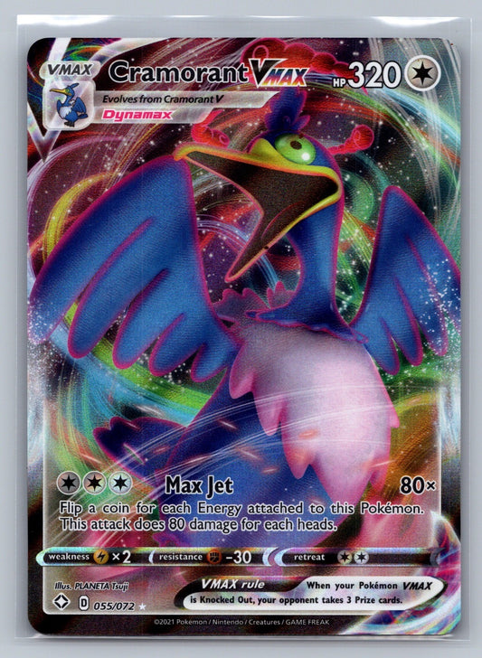Cramorant VMAX Holo Ultra Rare 055/072 Shining Fates NM