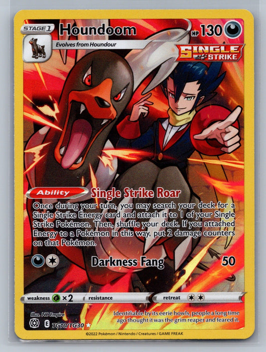 Houndoom Holo Ultra Rare TG10/TG30 SWSH09: Brilliant Stars Trainer Gallery NM