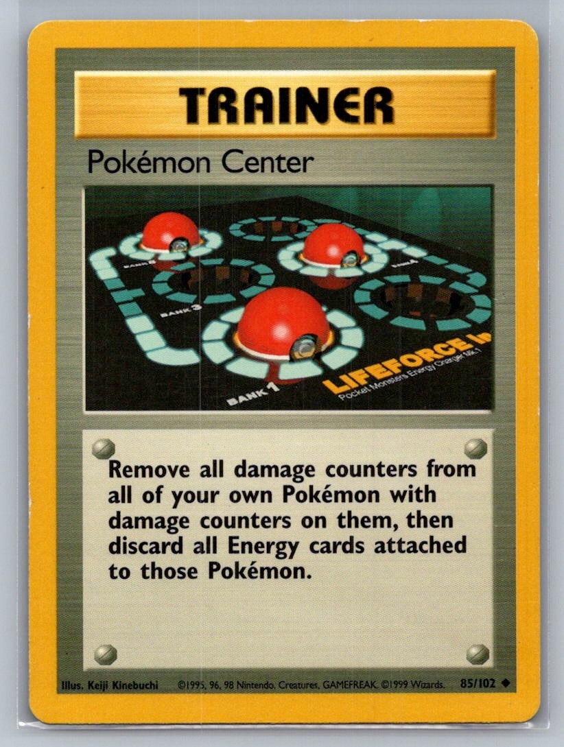 Pokemon Center Uncommon 085/102 Base Set LP