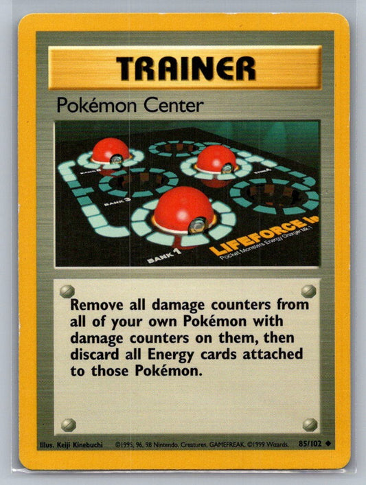 Pokemon Center Uncommon 085/102 Base Set LP