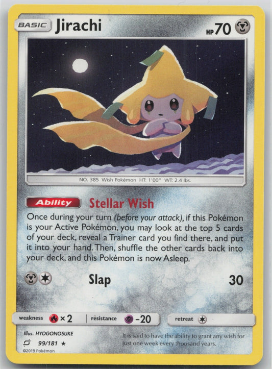 Jirachi - 99/181 Regular Rare 099/181 Deck Exclusives LP