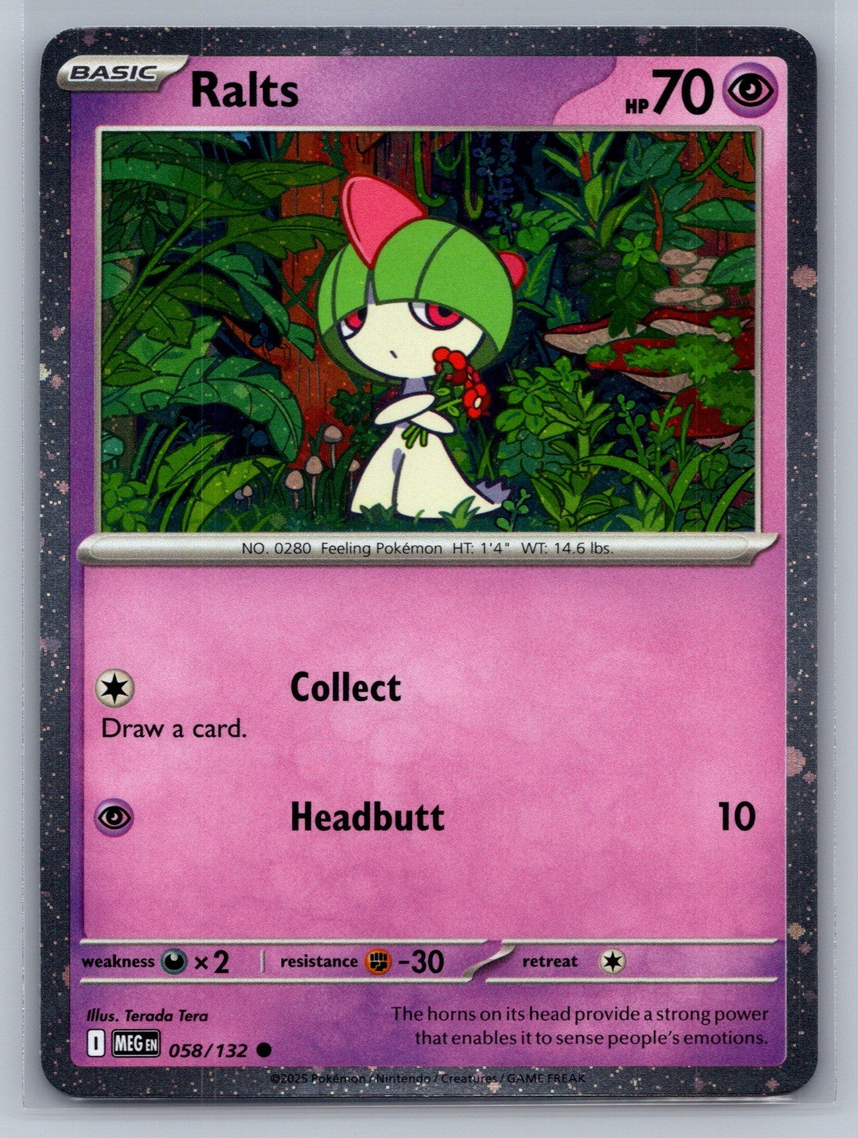 Ralts (Cosmos Holo) Holo Common 058/132 Miscellaneous Cards & Products NM