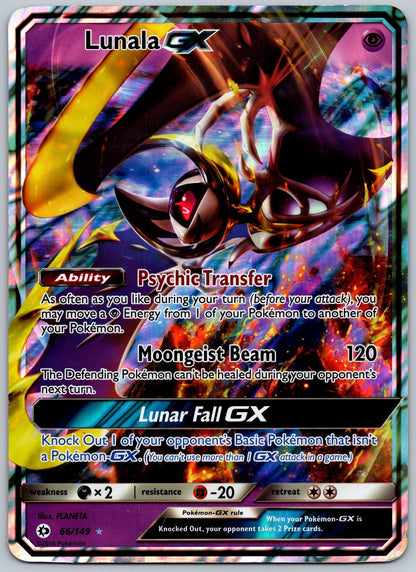 Lunala GX - 66/149 Holo Promo 066/149 Jumbo Cards LP