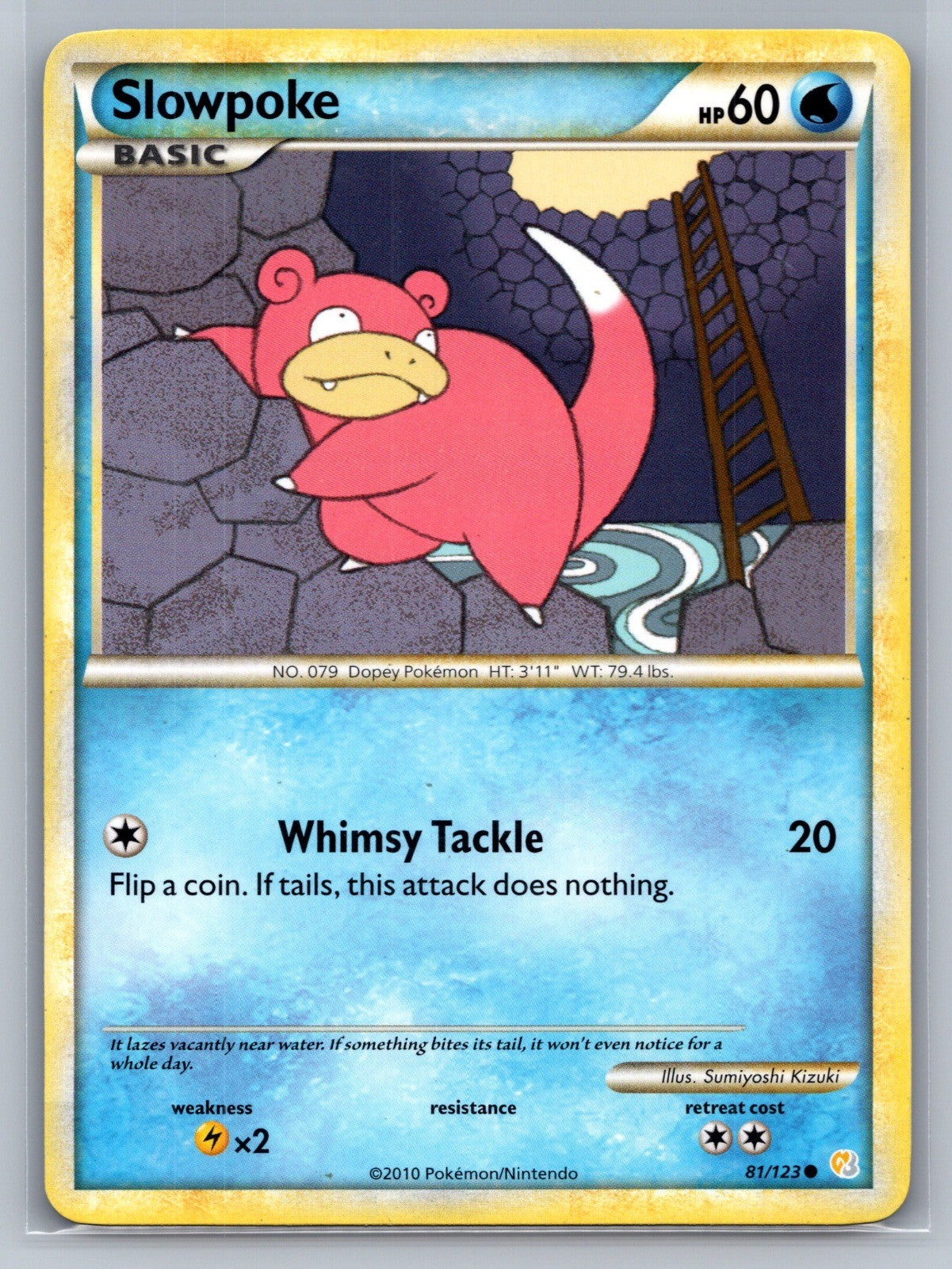 Slowpoke Common 81/123 HeartGold SoulSilver LP