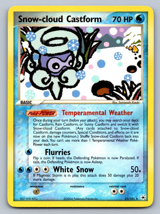 Snow-cloud Castform Rare 25/101 Hidden Legends NM