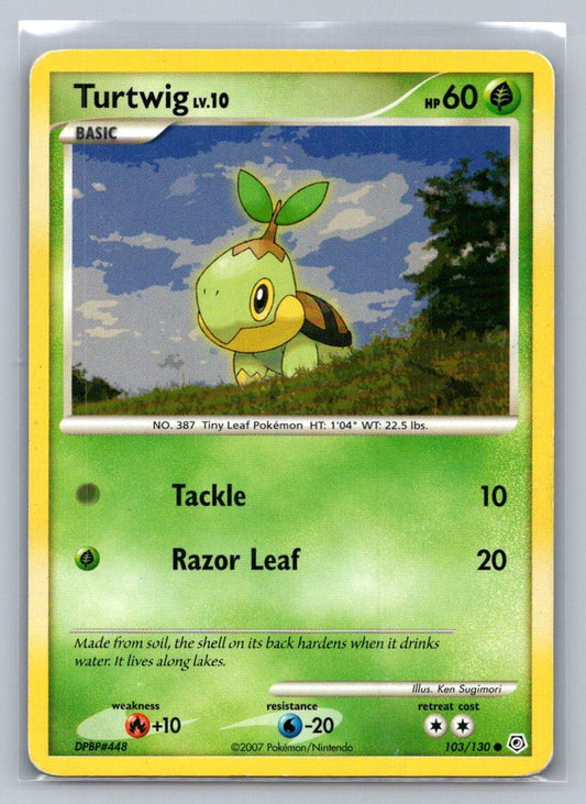 Turtwig Common 103/130 Diamond and Pearl LP