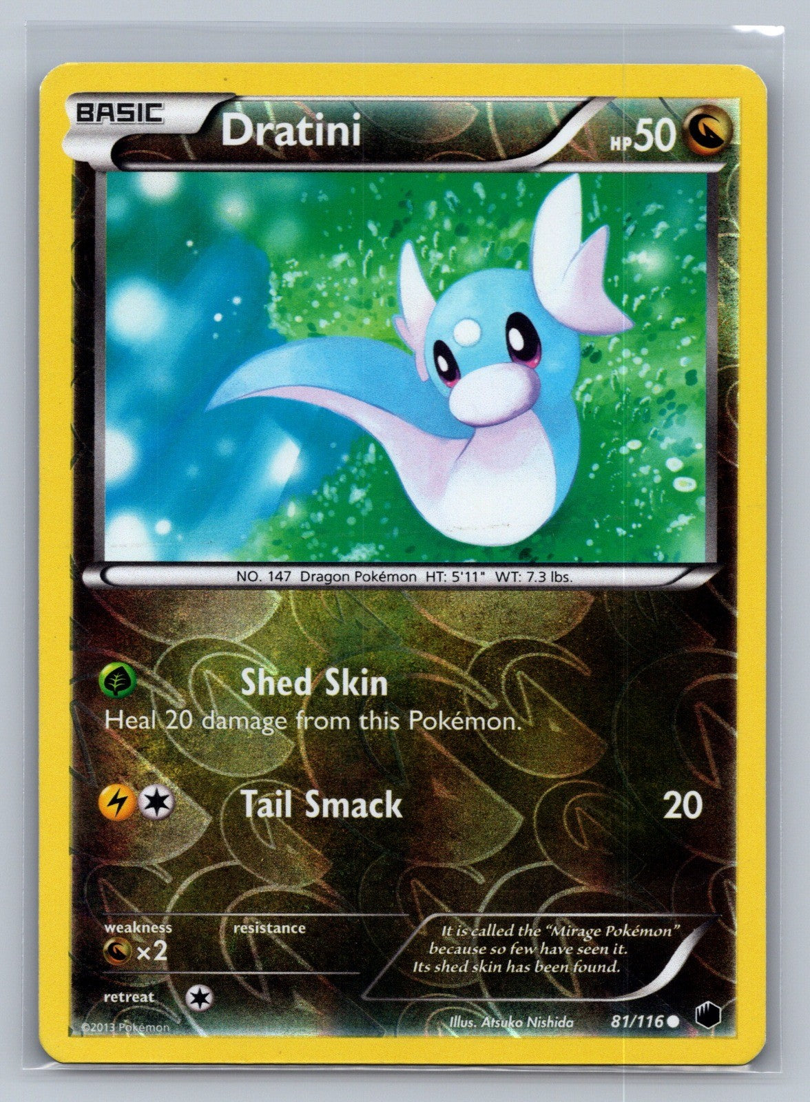 Dratini Reverse Holo Common 81/116 Plasma Freeze LP