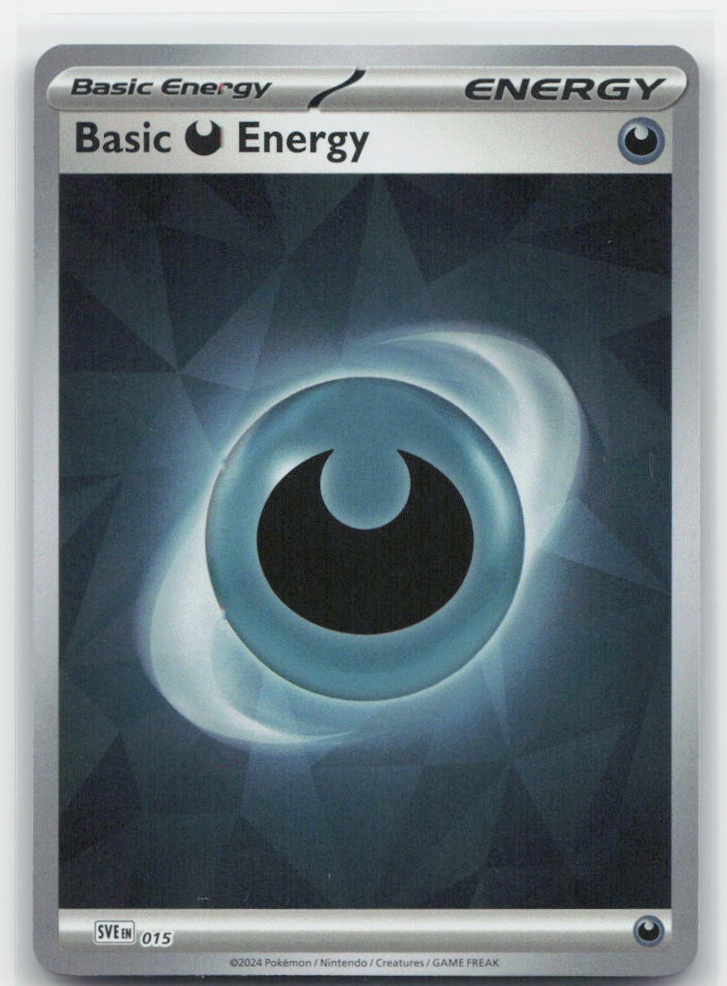 Basic Darkness Energy - Holo Common 015 SVE: Scarlet & Violet Energies NM