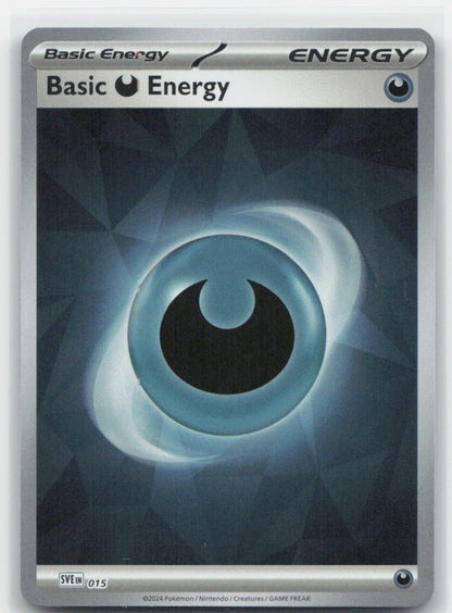 Basic Darkness Energy - Holo Common 015 SVE: Scarlet & Violet Energies NM