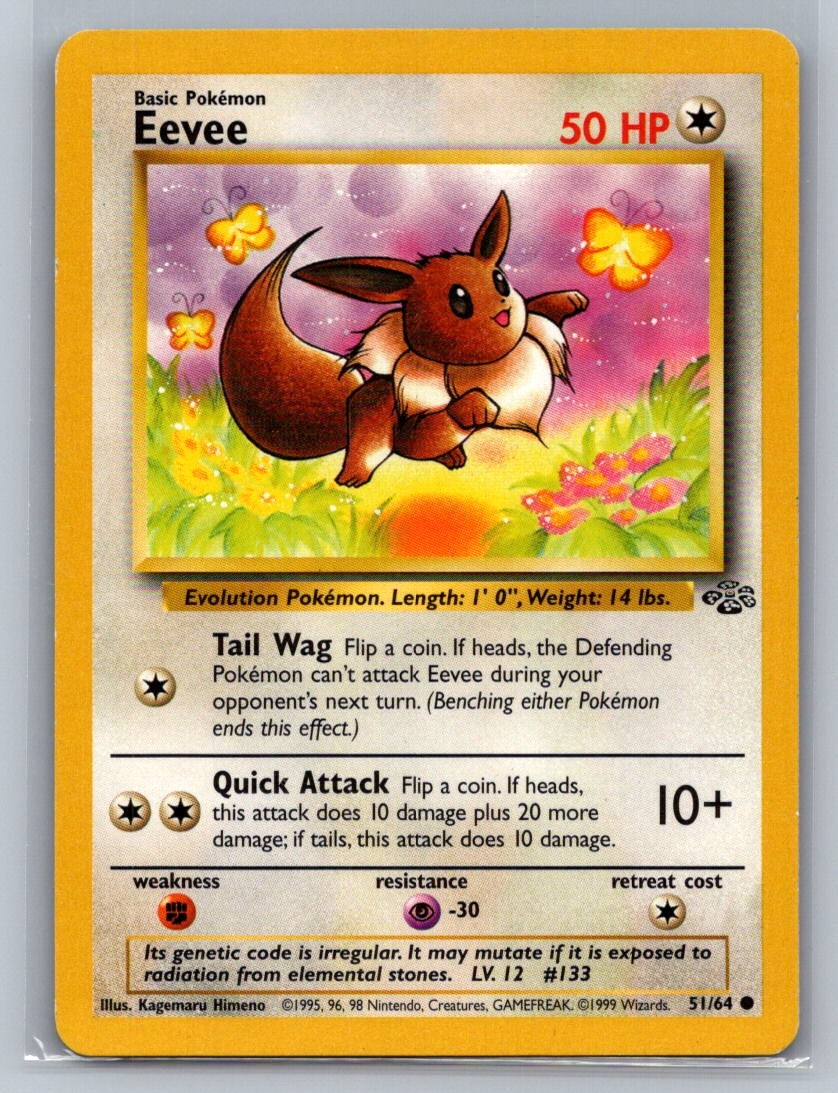 Eevee Unlimited Common 51/64 Jungle LP