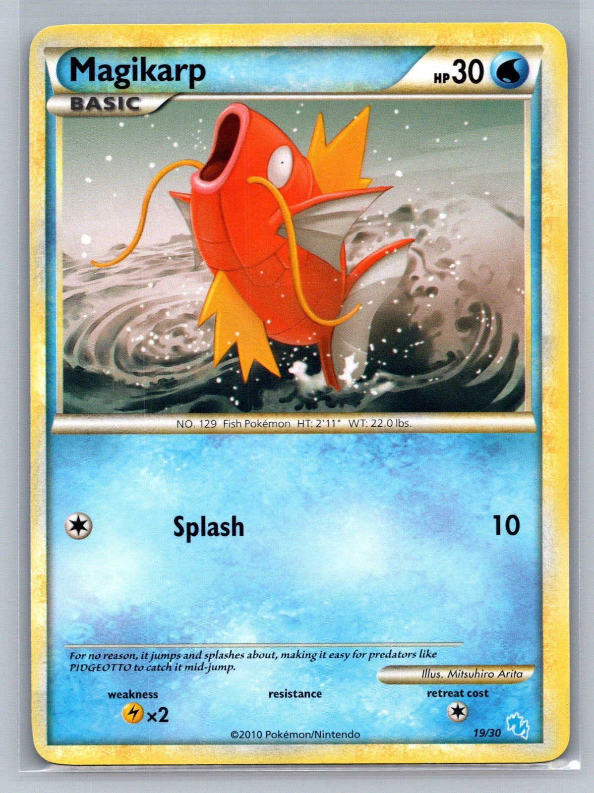 Magikarp Common 72/123 HeartGold SoulSilver LP