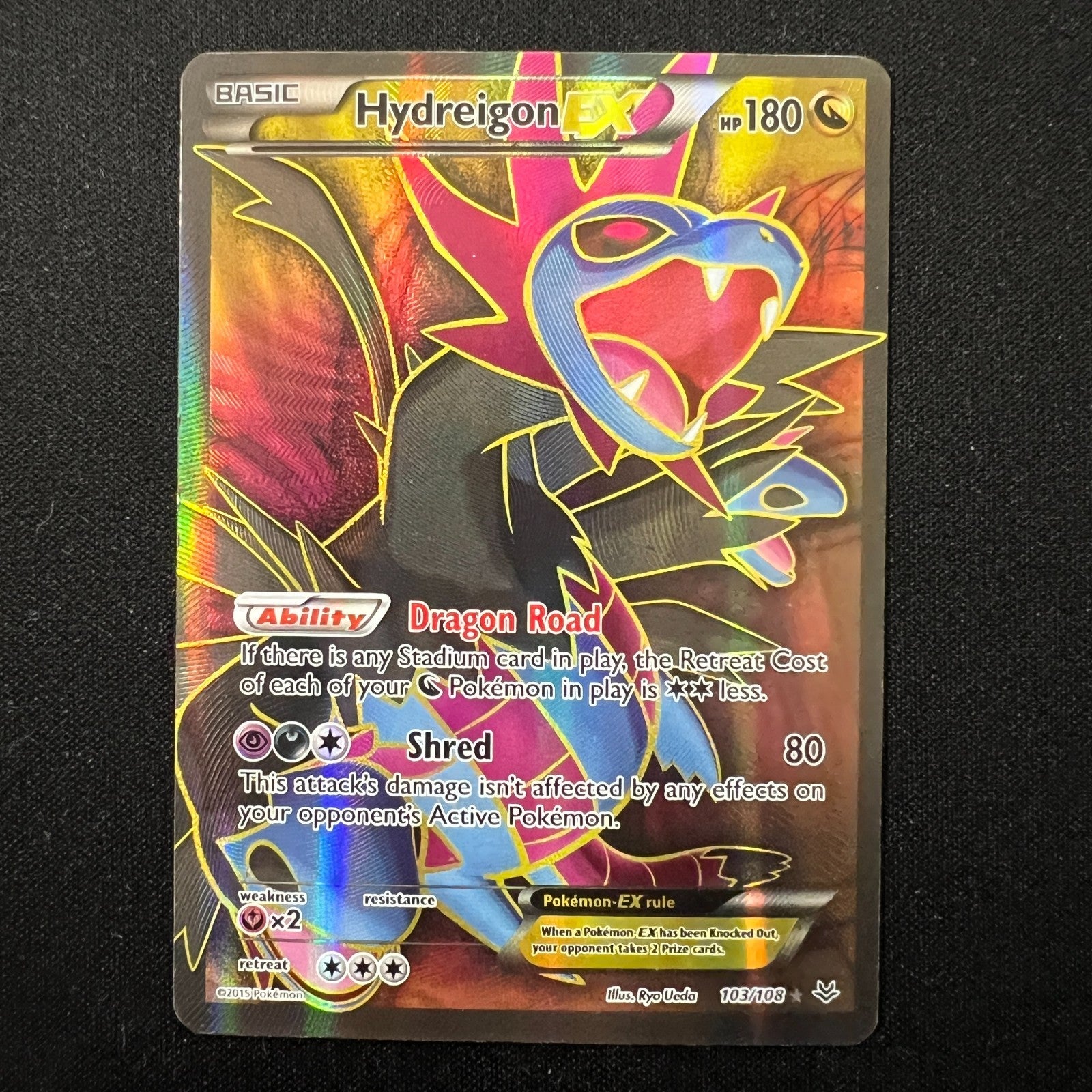Hydreigon EX - 103/108 Roaring Skies Full Art Pokemon - MP