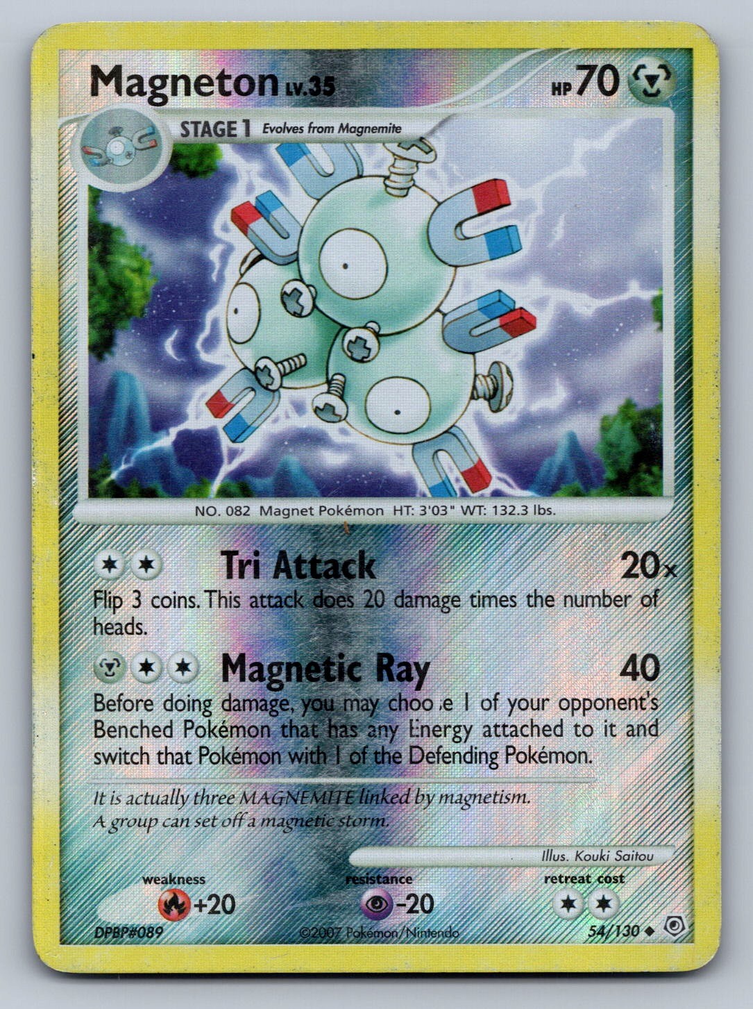 Magneton 54/130 Metal Reverse Holo Diamond and Pearl LP