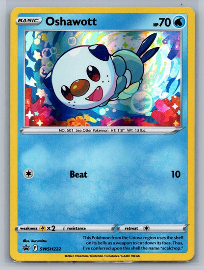 Oshawott - Holo Promo SWSH222 SWSH: Sword & Shield Promo Cards NM