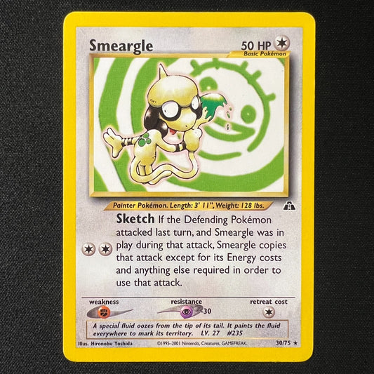 Pokémon TCG Smeargle Neo Discovery 30/75 Vintage WOTC Rare LP