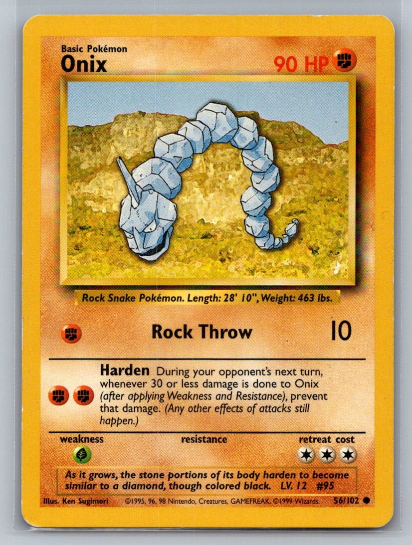 Onix Normal 056/102 Base Set LP