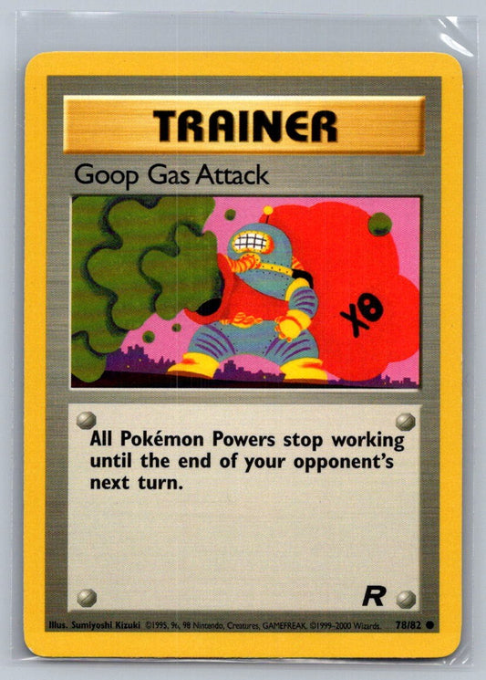 Goop Gas Attack Unlimited Common 78/82 Team Rocket LP