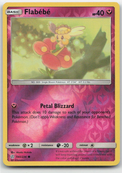 Flabebe - Reverse Holo Common 150/236 SM - Cosmic Eclipse NM