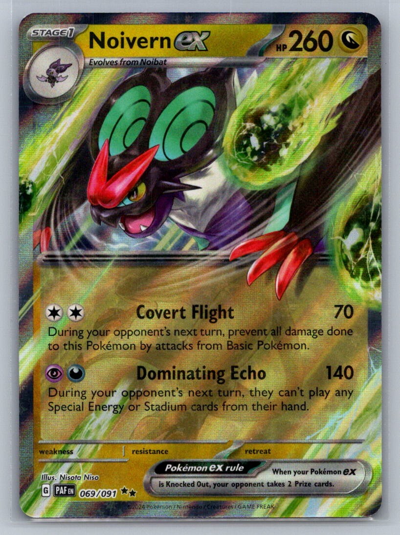 Noivern ex - Holo Double Rare 069/091 SV: Paldean Fates NM