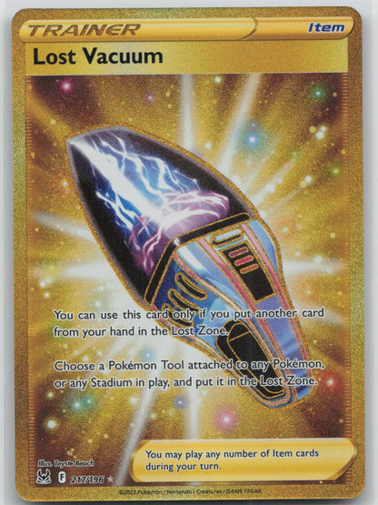 Lost Vacuum (Secret) Holo Secret Rare 217/196 SWSH11: Lost Origin NM