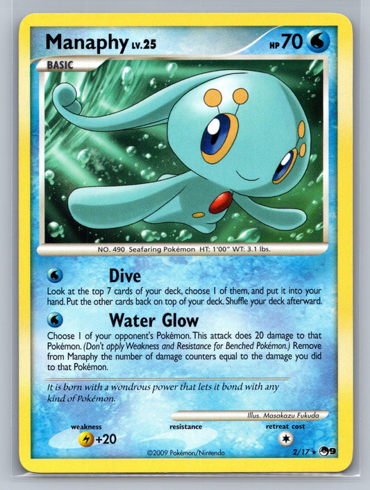 Manaphy Rare 002/017 POP Series 9 LP