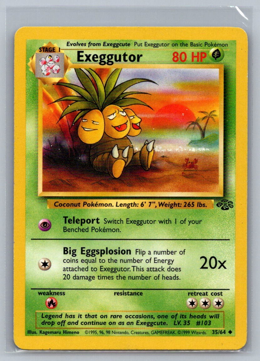 Exeggutor Uncommon 039/130 Base Set 2 LP