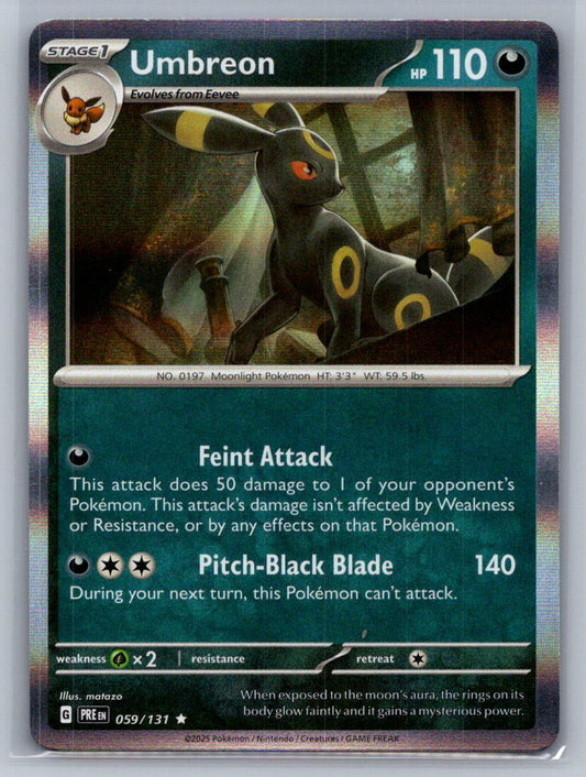 Umbreon Holofoil 059/131 SV: Prismatic Evolutions NM