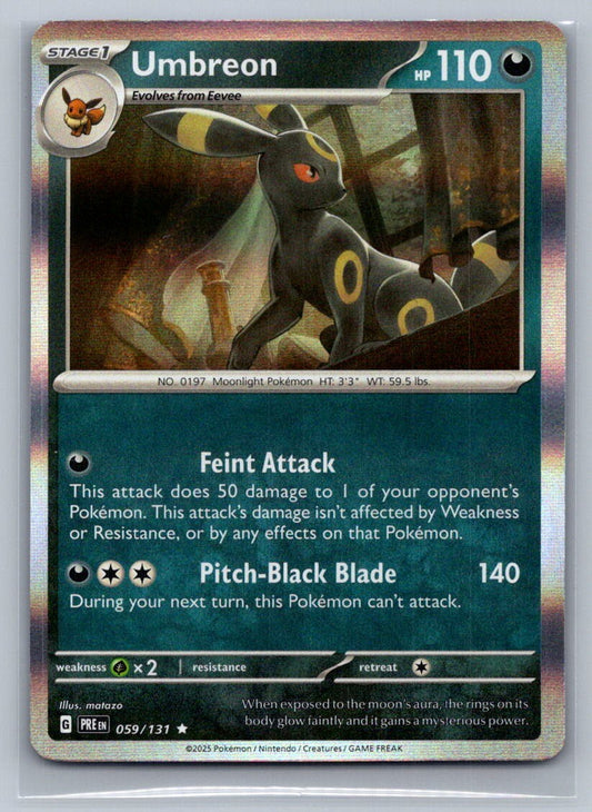 Umbreon Holo Rare 059/131 SV: Prismatic Evolutions NM