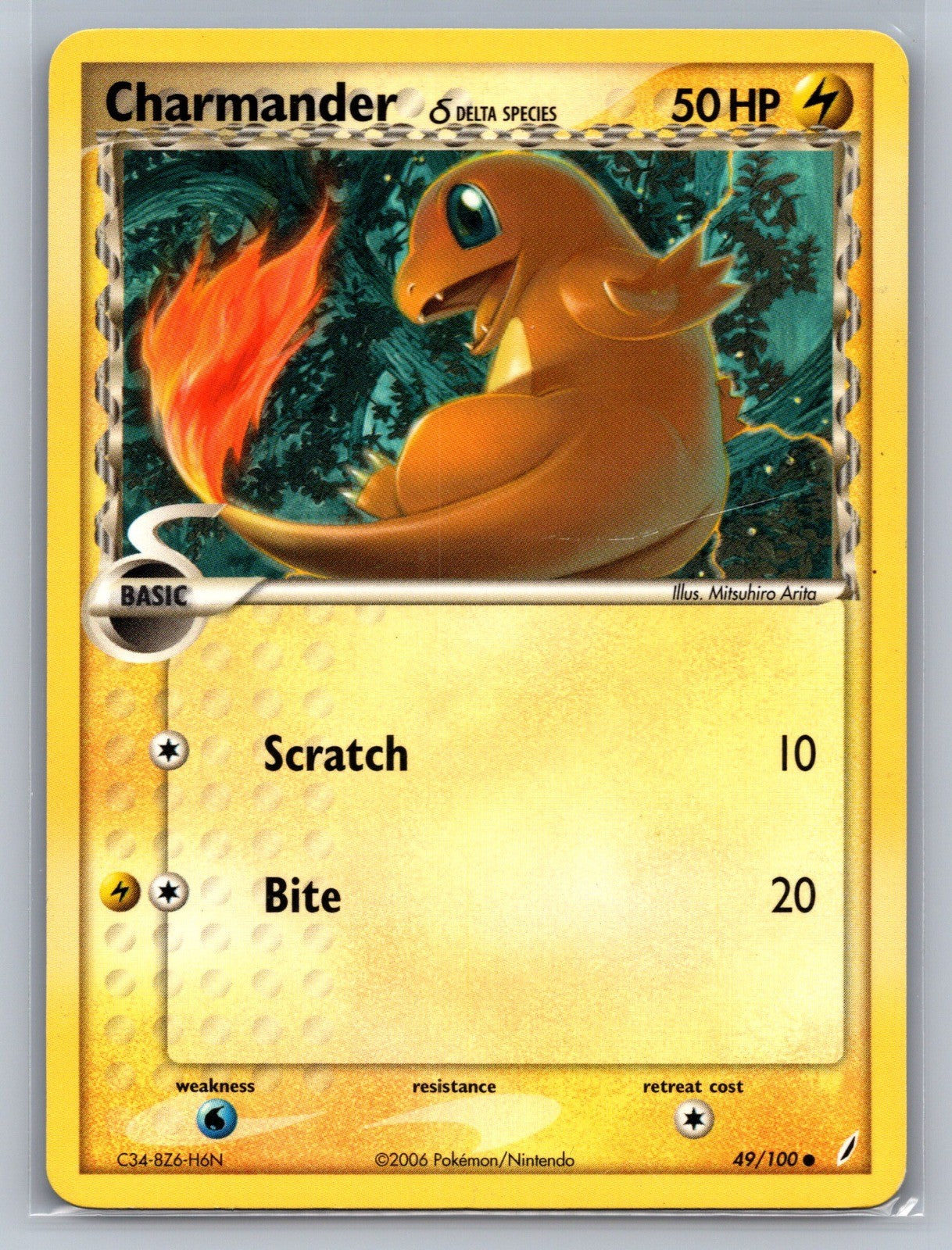 Charmander (Delta Species) Common 49/100 Crystal Guardians NM