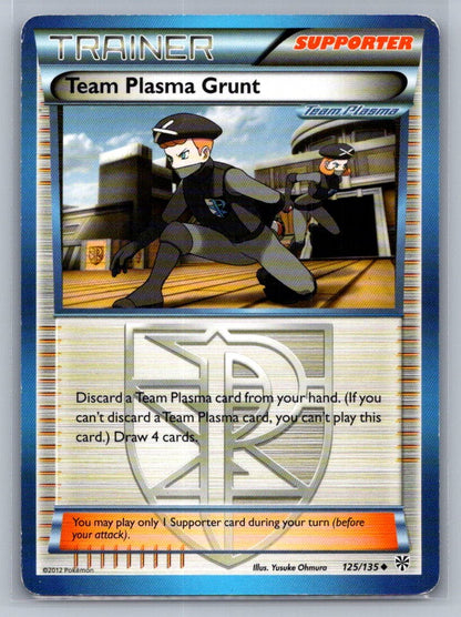 Team Plasma Grunt (Team Plasma) Uncommon 125/135 Plasma Storm LP