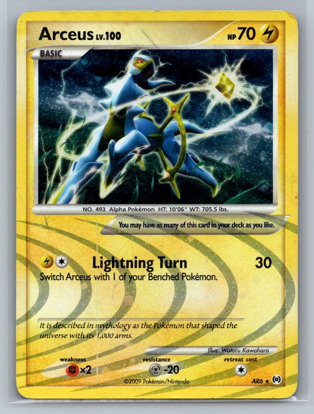 Arceus () Holo Holo Rare AR6 Arceus MP