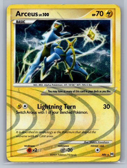 Arceus () Holo Holo Rare AR6 Arceus MP