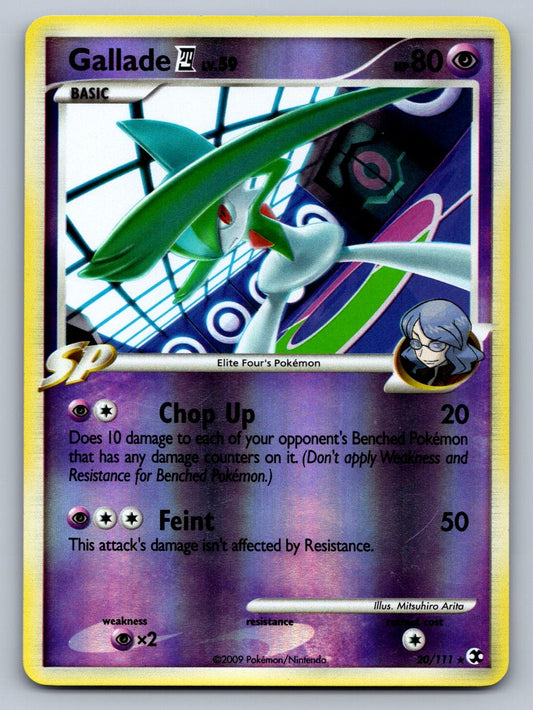 Gallade E4 20/111 Psychic Reverse Holo Rising Rivals NM