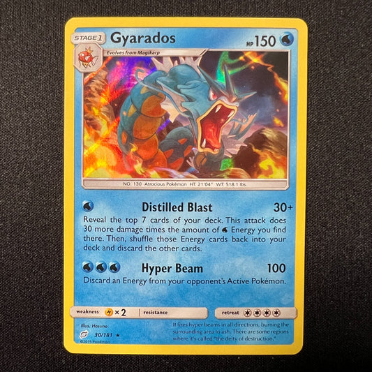 Gyarados 30/181 Holo Rare 2019 Sun Moon Team Up – Pokemon Cards TCG LP