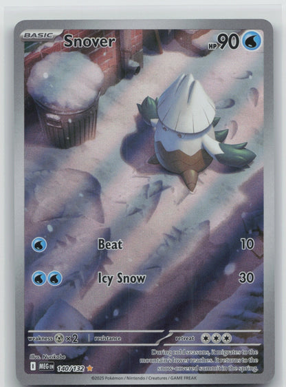 Snover - Holo Illustration Rare 140/132 ME01: Mega Evolution NM