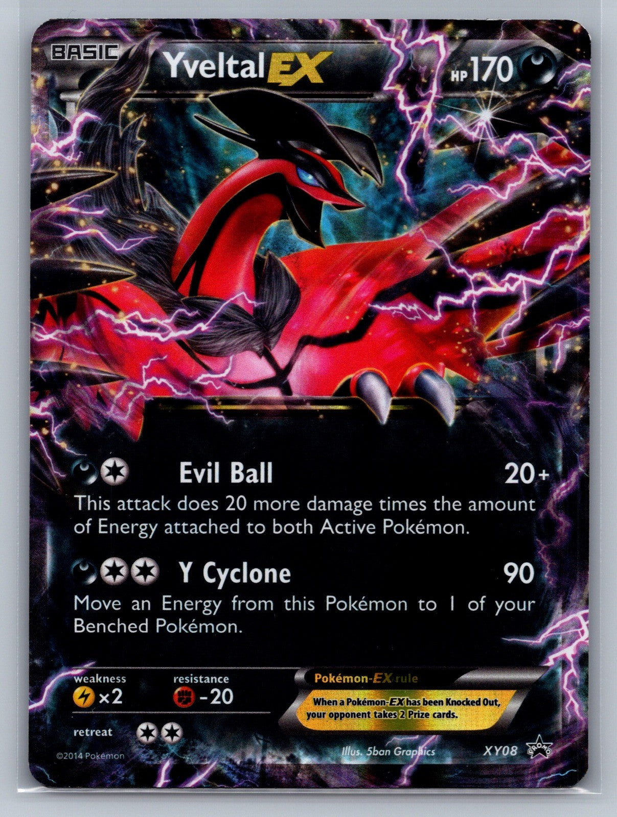 Yveltal EX - Holo Promo XY08 XY Promos LP