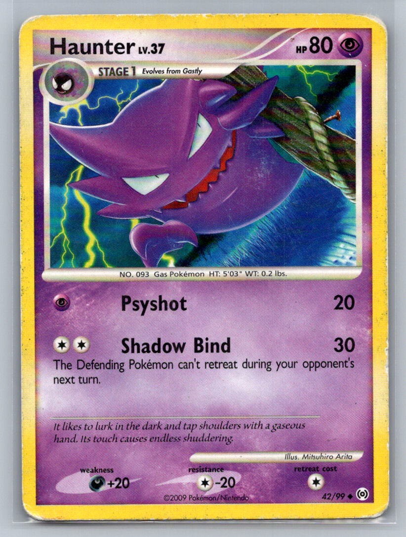 Haunter (42) Uncommon 42/99 Arceus HP