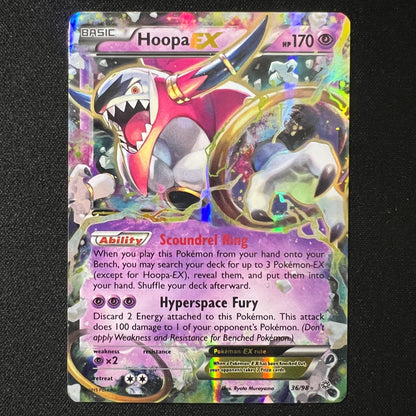 Hoopa EX - 36/98 - Ancient Origins XY Ultra Rare Card Pokemon Cards LP