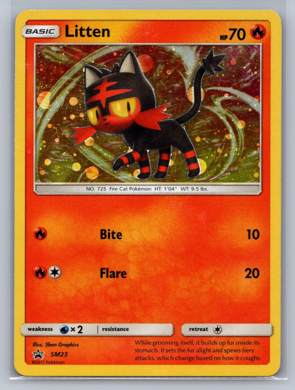 Litten - Holo Promo SM23 SM Promos LP