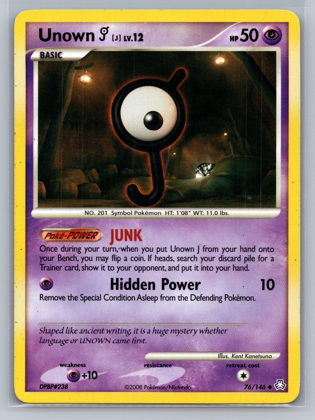 Unown (J) Uncommon 76/146 Legends Awakened LP